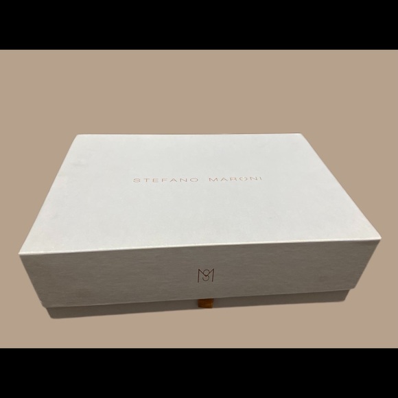 Stefano Maroni Olive and White Moccasins. - Picture 2 of 4